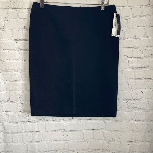 Kenneth Cole Reaction Women’s Black Knee Length Pencil Skirt Size 6 NEW - Picture 1 of 7